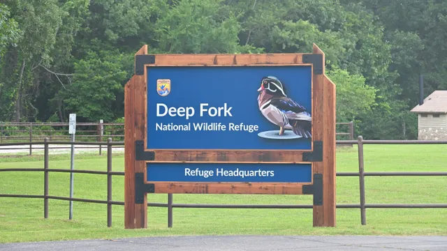 Deep Fork National Wildlife Refuge (sign)